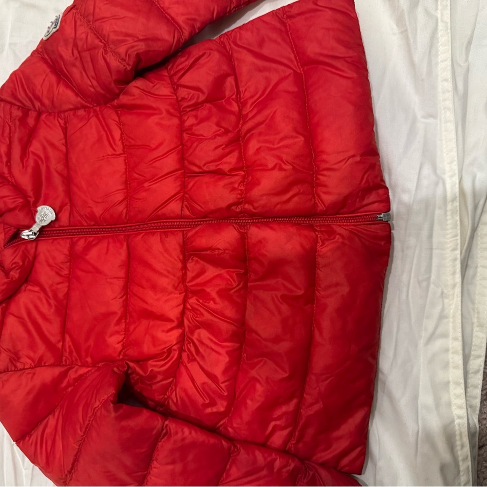 Moncler Cherry Red Quilted Jacket